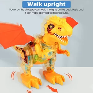 DIY Assembling Dinosaur Toy with Music, Light and Roaring Sounds