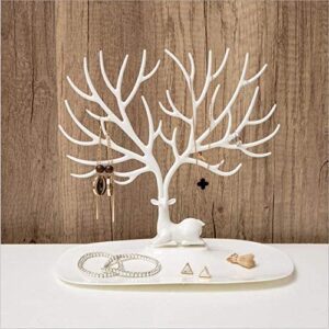 Deer Head Shape Tree Jewelry Display/Organizer